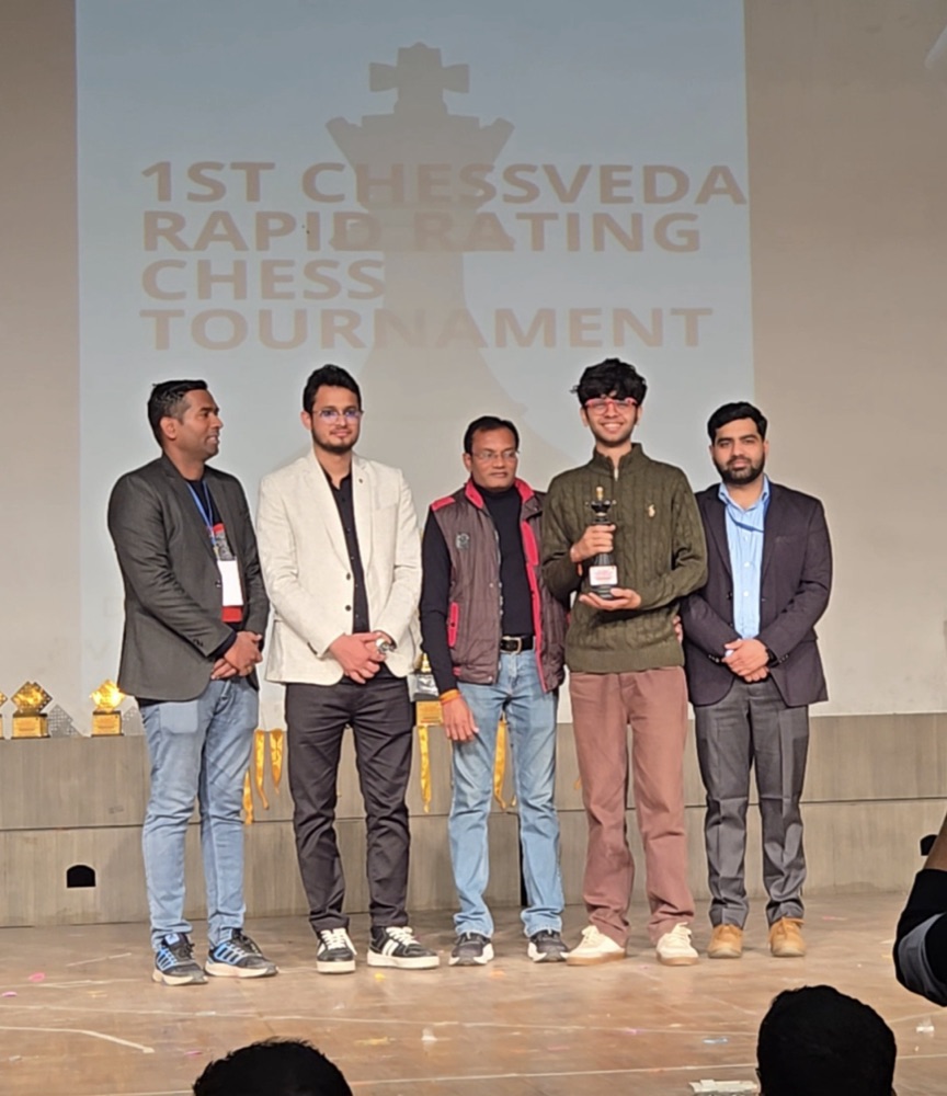 Shubh Bhola at a Delhi NCR chess tournament